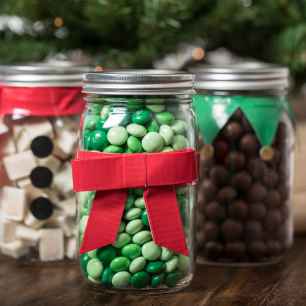 Christmas Gifts with Jam Jars - Ducktape